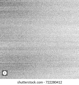 Wavy background. Black and white grainy design. Stippling effect. Vector illustration. 