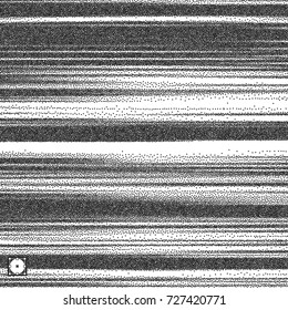 Wavy background. Black and white grainy design. Pointillism pattern. Stippled vector illustration.
