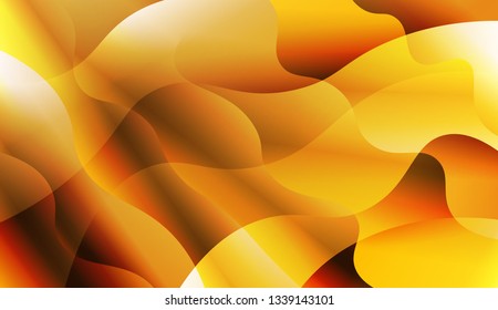 Wavy Background. For Cover Page, Landing Page, Banner. Vector Illustration with Color Gradient.