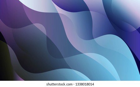 Wavy Background. For Creative Templates, Cards, Color Covers Set. Vector Illustration with Color Gradient