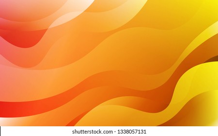 Wavy Background. For Creative Templates, Cards, Color Covers Set. Vector Illustration with Color Gradient