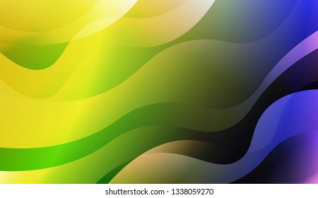 Wavy Background. For Creative Templates, Cards, Color Covers Set. Vector Illustration with Color Gradient