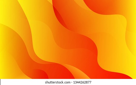 Wavy Background. For Creative Templates, Cards, Color Covers Set. Vector Illustration with Color Gradient