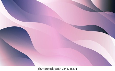 Wavy Background. For Creative Templates, Cards, Color Covers Set. Vector Illustration with Color Gradient