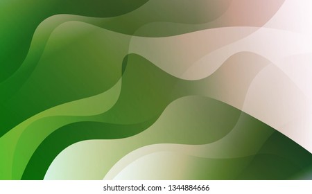 Wavy Background. For Creative Templates, Cards, Color Covers Set. Vector Illustration with Color Gradient
