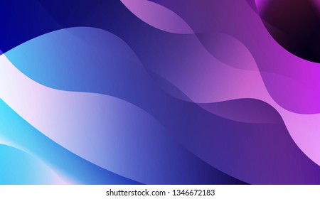 Wavy Background. For Creative Templates, Cards, Color Covers Set. Vector Illustration with Color Gradient