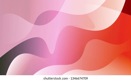 Wavy Background. For Creative Templates, Cards, Color Covers Set. Vector Illustration with Color Gradient