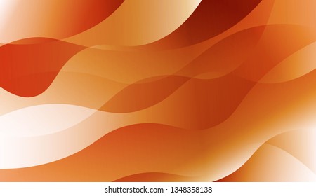 Wavy Background. For Creative Templates, Cards, Color Covers Set. Vector Illustration with Color Gradient