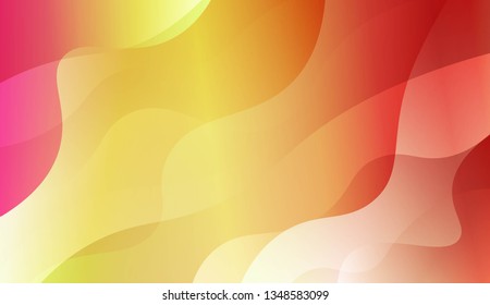 Wavy Background. For Creative Templates, Cards, Color Covers Set. Vector Illustration with Color Gradient