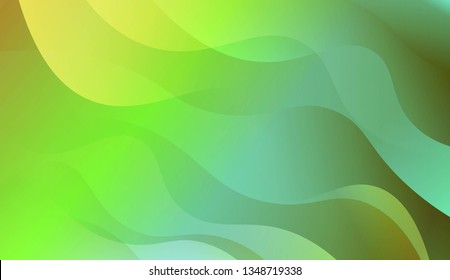 Wavy Background. For Creative Templates, Cards, Color Covers Set. Vector Illustration with Color Gradient