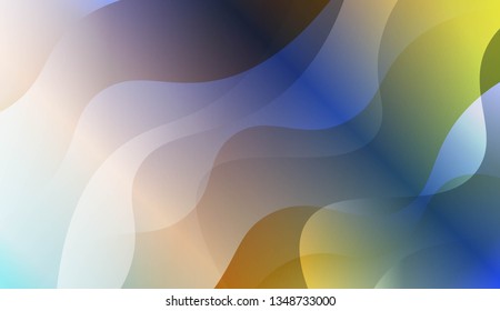 Wavy Background. For Creative Templates, Cards, Color Covers Set. Vector Illustration with Color Gradient