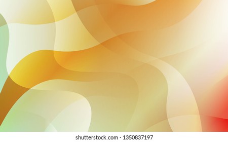 Wavy Background. For Creative Templates, Cards, Color Covers Set. Vector Illustration with Color Gradient