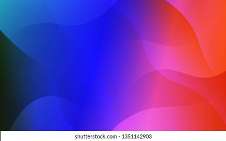 Wavy Background. For Creative Templates, Cards, Color Covers Set. Vector Illustration with Color Gradient