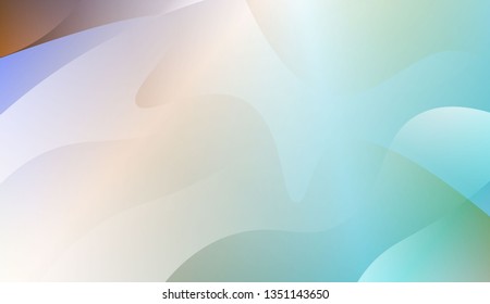 Wavy Background. For Creative Templates, Cards, Color Covers Set. Vector Illustration with Color Gradient
