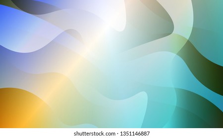 Wavy Background. For Creative Templates, Cards, Color Covers Set. Vector Illustration with Color Gradient