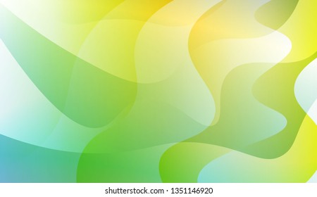 Wavy Background. For Creative Templates, Cards, Color Covers Set. Vector Illustration with Color Gradient