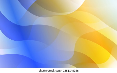 Wavy Background. For Creative Templates, Cards, Color Covers Set. Vector Illustration with Color Gradient