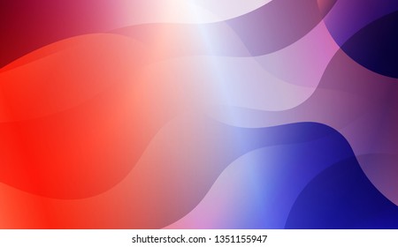 Wavy Background. For Creative Templates, Cards, Color Covers Set. Vector Illustration with Color Gradient