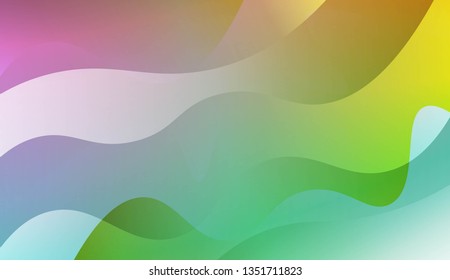 Wavy Background. For Creative Templates, Cards, Color Covers Set. Vector Illustration with Color Gradient