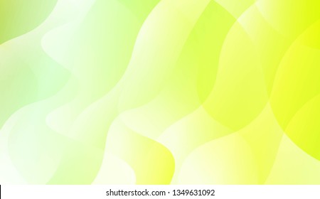 Wavy Background. Design For Cover Page, Poster, Banner Of Websites. Vector Illustration with Color Gradient