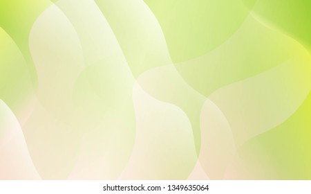 Wavy Background. Design For Cover Page, Poster, Banner Of Websites. Vector Illustration with Color Gradient