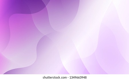 Wavy Background. Design For Cover Page, Poster, Banner Of Websites. Vector Illustration with Color Gradient