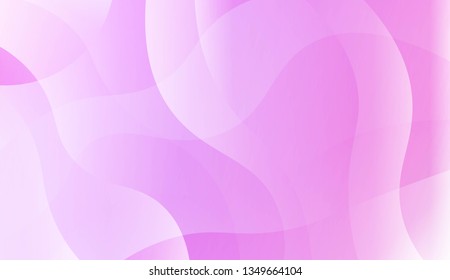 Wavy Background. Design For Cover Page, Poster, Banner Of Websites. Vector Illustration with Color Gradient
