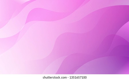 Wavy Background. Design For Cover Page, Poster, Banner Of Websites. Vector Illustration with Color Gradient