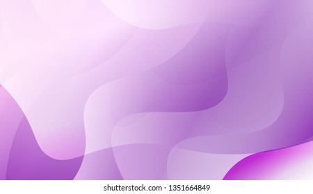 Wavy Background. Design For Cover Page, Poster, Banner Of Websites. Vector Illustration with Color Gradient