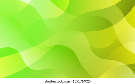 Wavy Background. Design For Cover Page, Poster, Banner Of Websites. Vector Illustration with Color Gradient