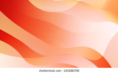 Wavy Background. Design For Cover Page, Poster, Banner Of Websites. Vector Illustration with Color Gradient