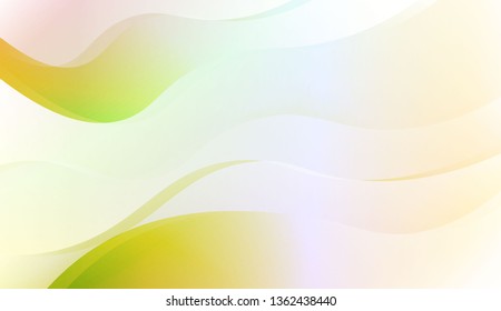 Wavy Background. For Design Flyer, Banner, Landing Page. Vector Illustration with Color Gradient