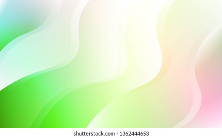 Wavy Background. For Design Flyer, Banner, Landing Page. Vector Illustration with Color Gradient