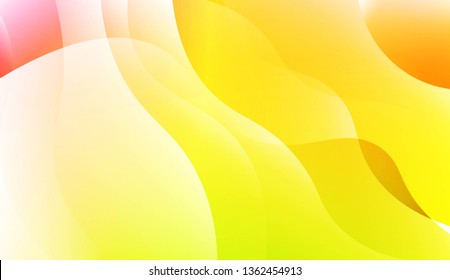 Wavy Background. For Design Flyer, Banner, Landing Page. Vector Illustration with Color Gradient