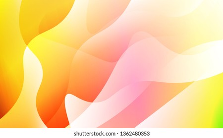 Wavy Background. For Design Flyer, Banner, Landing Page. Vector Illustration with Color Gradient