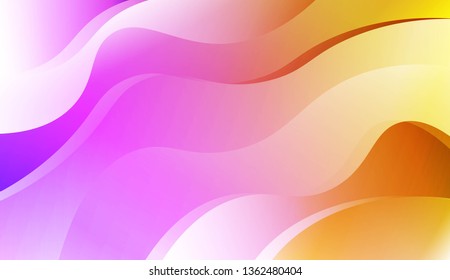Wavy Background. For Design Flyer, Banner, Landing Page. Vector Illustration with Color Gradient