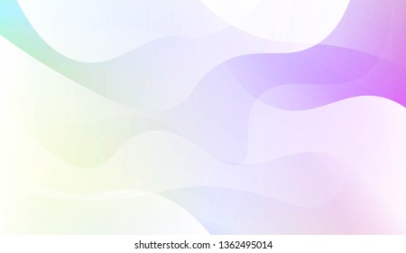 Wavy Background. For Design Flyer, Banner, Landing Page. Vector Illustration with Color Gradient