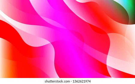 Wavy Background. For Design Flyer, Banner, Landing Page. Vector Illustration with Color Gradient