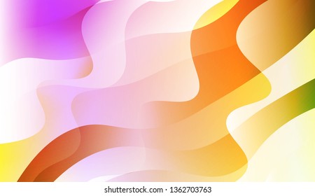 Wavy Background. For Design Flyer, Banner, Landing Page. Vector Illustration with Color Gradient