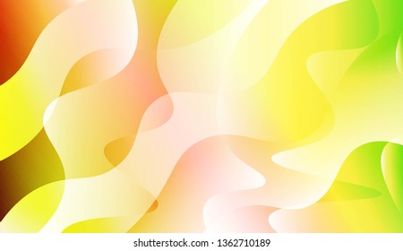 Wavy Background. For Design Flyer, Banner, Landing Page. Vector Illustration with Color Gradient