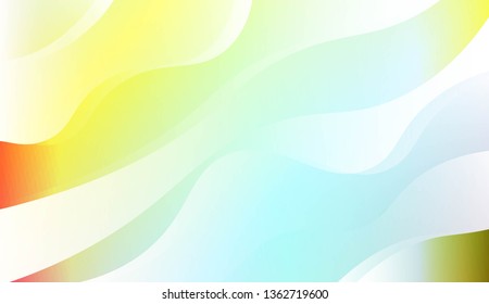 Wavy Background. For Design Flyer, Banner, Landing Page. Vector Illustration with Color Gradient