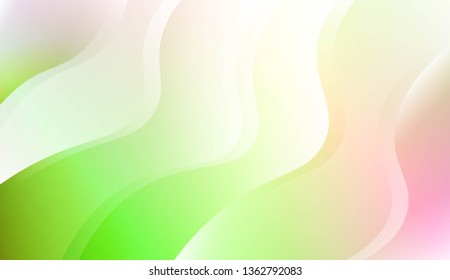 Wavy Background. For Design Flyer, Banner, Landing Page. Vector Illustration with Color Gradient