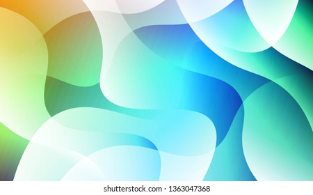 Wavy Background. For Design Flyer, Banner, Landing Page. Vector Illustration with Color Gradient