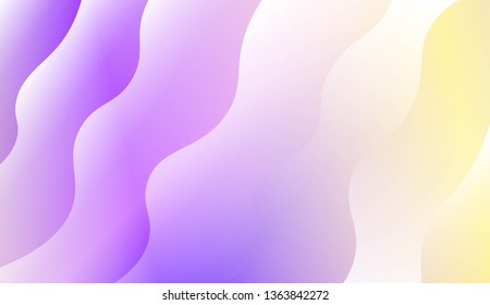 Wavy Background. For Design Flyer, Banner, Landing Page. Vector Illustration with Color Gradient