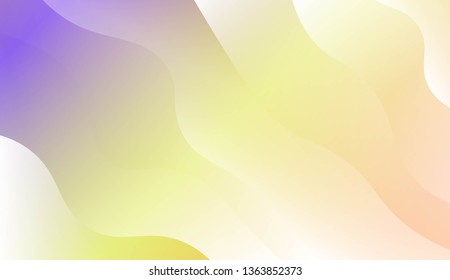 Wavy Background. For Design Flyer, Banner, Landing Page. Vector Illustration with Color Gradient