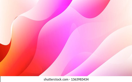Wavy Background. For Design Flyer, Banner, Landing Page. Vector Illustration with Color Gradient