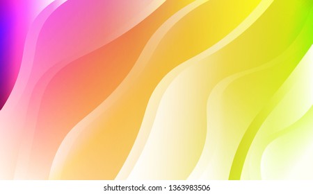 Wavy Background. For Design Flyer, Banner, Landing Page. Vector Illustration with Color Gradient