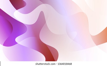 Wavy Background. For Design Flyer, Banner, Landing Page. Vector Illustration with Color Gradient