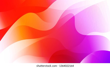 Wavy Background. For Design Flyer, Banner, Landing Page. Vector Illustration with Color Gradient
