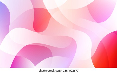 Wavy Background. For Design Flyer, Banner, Landing Page. Vector Illustration with Color Gradient